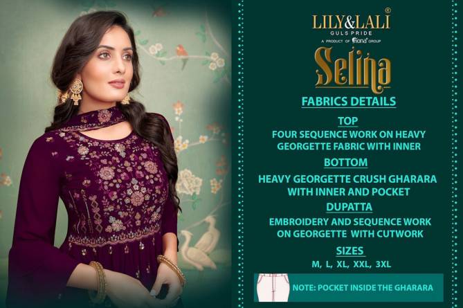 Lily And Lali Selina Fancy Festive Wear Wholesale Kurti Sharara With Dupatta Collection